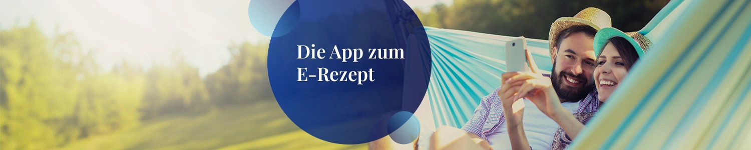 Glückliches Paar in der Hängematte