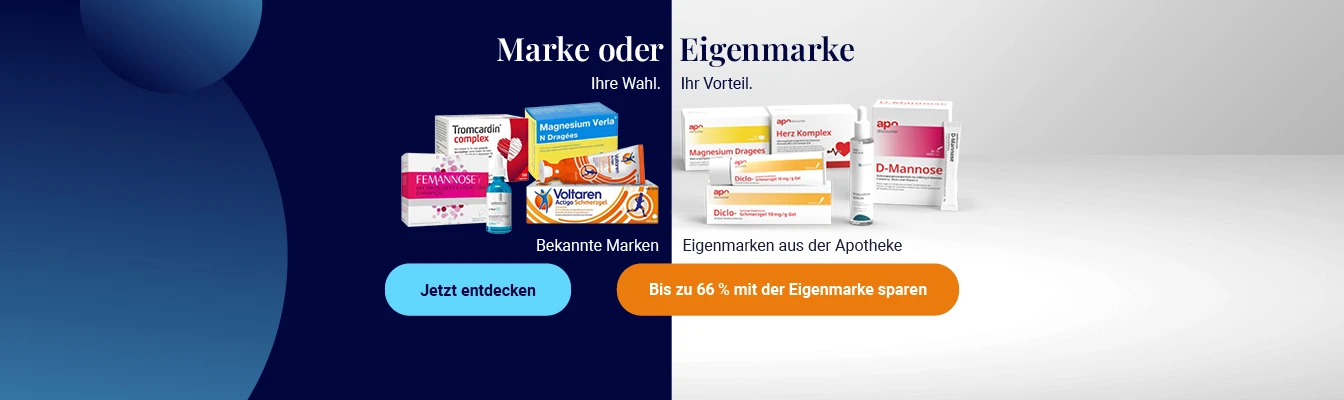 Marke oder Eigenmarke - Ihre Wahl. Ihr Vorteil