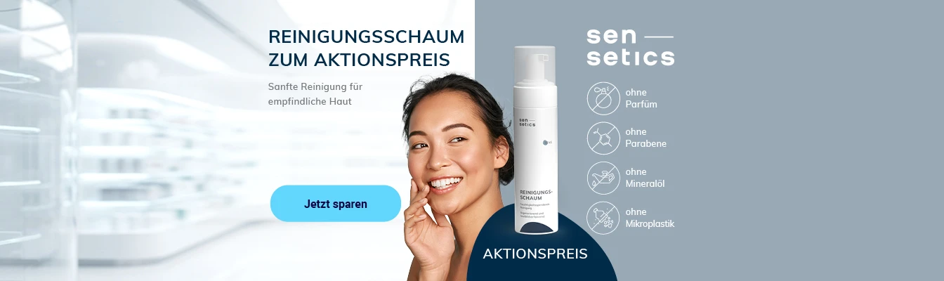 sensetics Reinigungsschaum zum Aktionspreis - sanfte Reinigung für empfindliche Haut