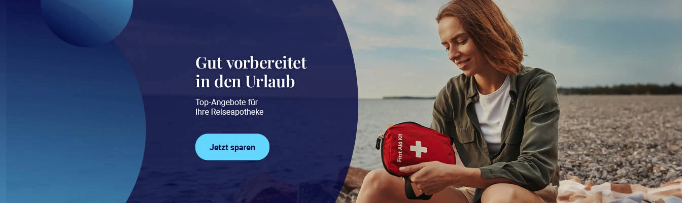 Gut vorbereitet in der Urlaub - Top-Angebote für Ihre Reiseapotheke