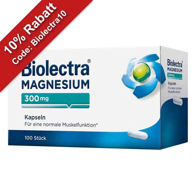 Biolectra Magnesium 300 mg Kapseln 100 stk von HERMES Arzneimittel GmbH PZN 00172333
