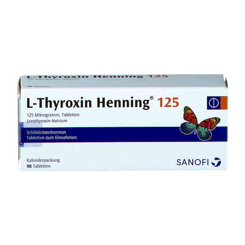 L-Thyroxin Henning 125 98 stk günstig bei apo.com
