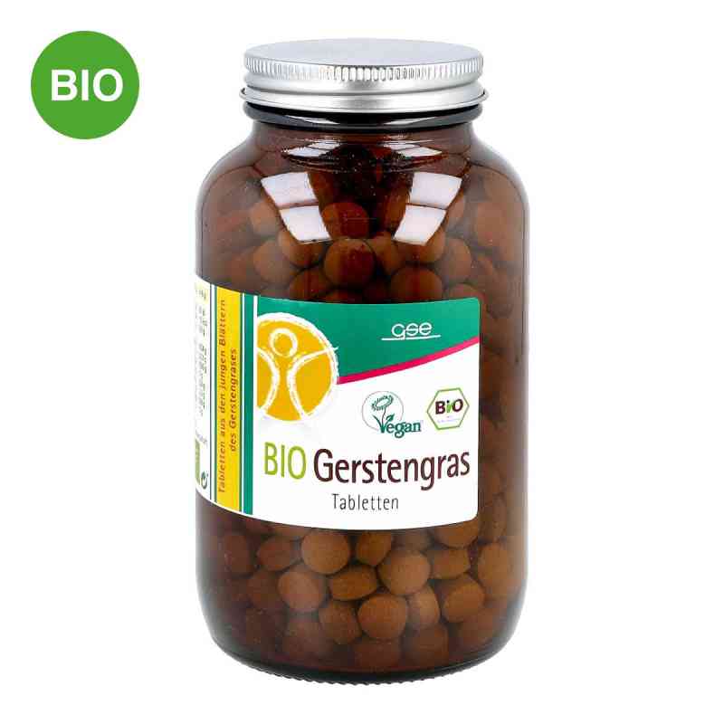 Gerstengras 500 mg Bio Tabletten 500 stk von GSE Vertrieb Biologische Nahrungsergänzungs- & Hei PZN 00393040