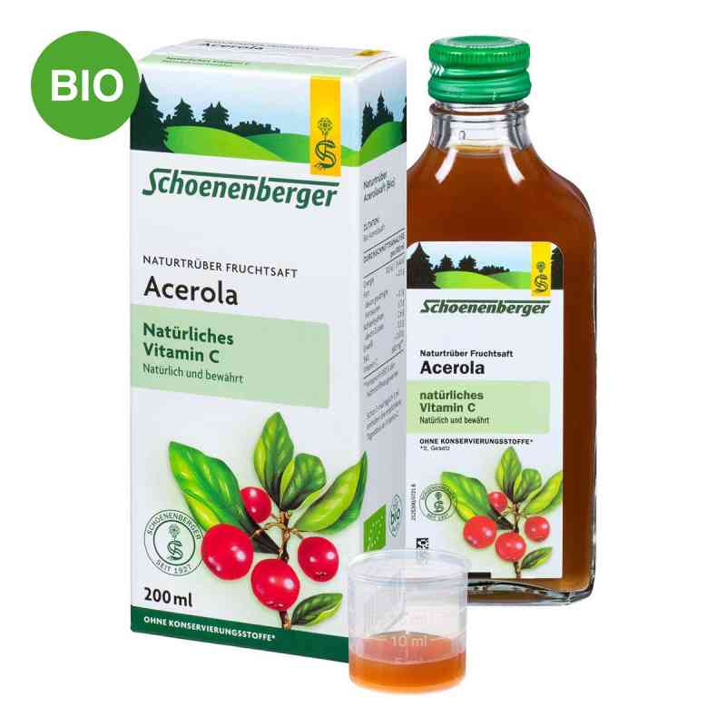 Schoenenberger naturtrüber Fruchtsaft Acerola 200 ml von SALUS Pharma GmbH PZN 00692021