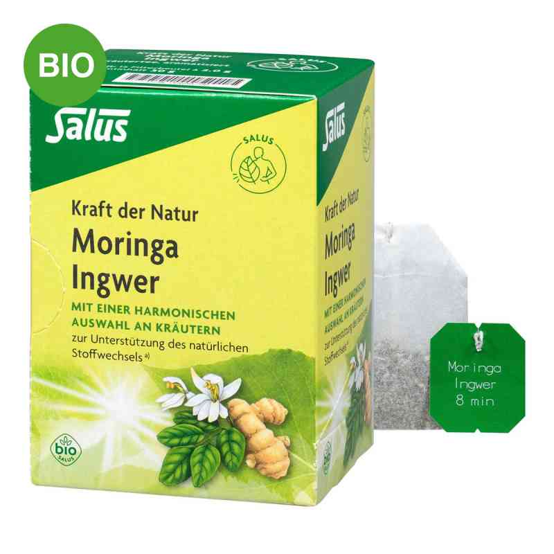 Moringa Ingwer Kräutertee Kraft der Natur Salus 15 stk von SALUS Pharma GmbH PZN 00699796
