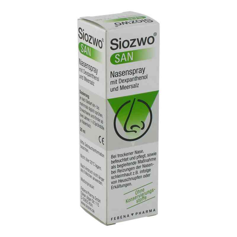 Siozwo San Nasenspray mit Dexpanthenol und Meersalz 20 ml