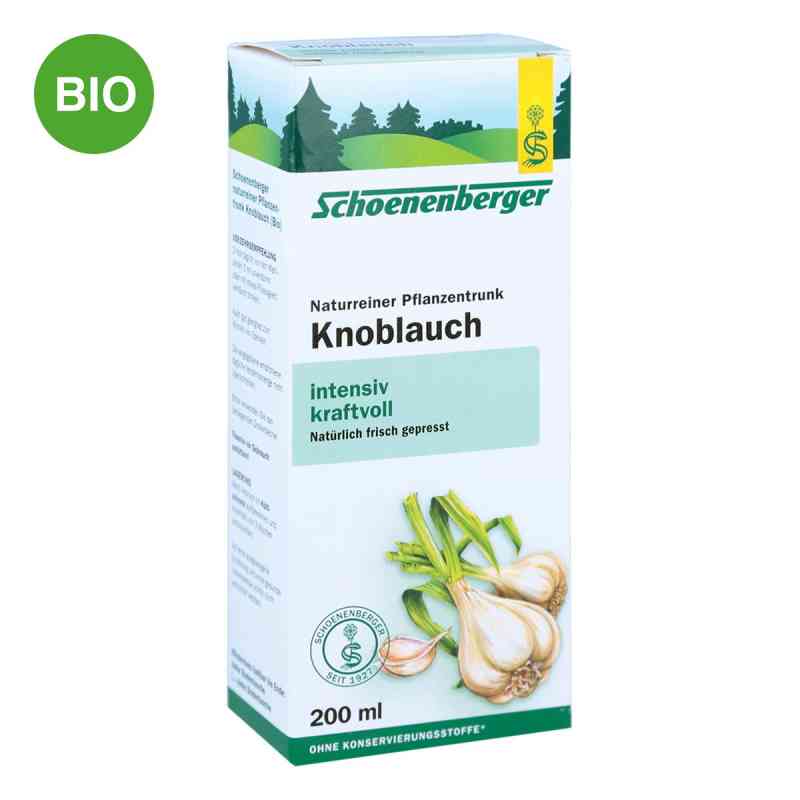 Schoenenberger Naturreiner Pflanzentrunk Knoblauch 200 ml von SALUS Pharma GmbH PZN 01159487