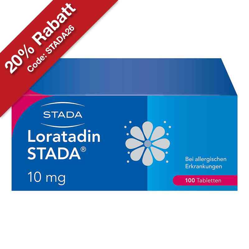 Loratadin STADA 10mg Tabletten bei Allergien 100 stk von STADA Consumer Health Deutschland GmbH PZN 01592474