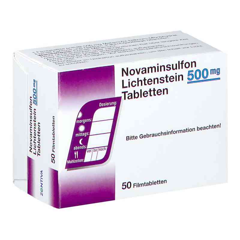 Novaminsulfon Lichtenst.500 mg Filmtabletten 50 stk
