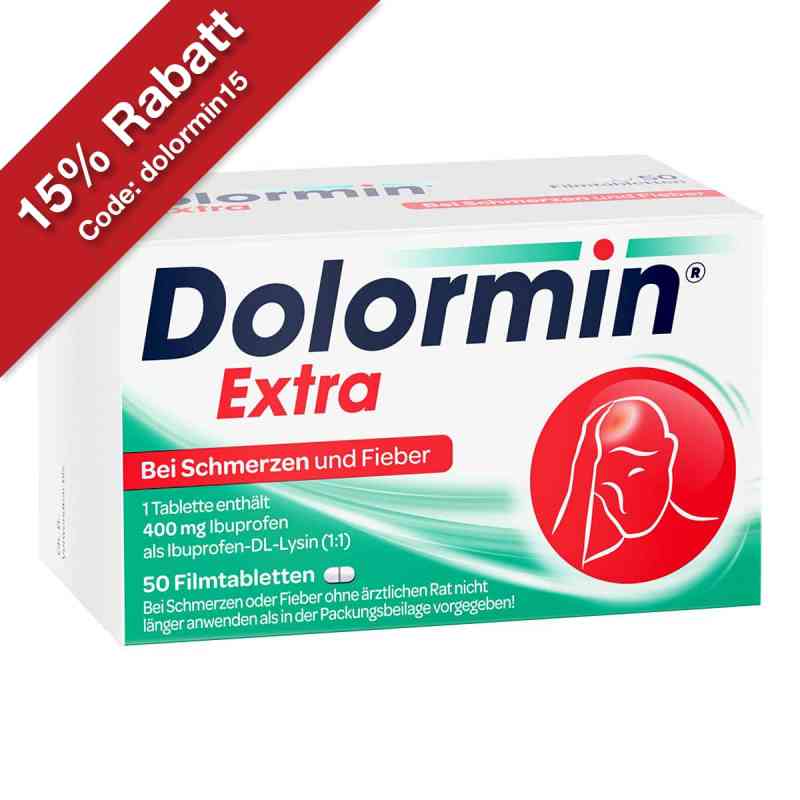 Dolormin Extra 400 mg Ibuprofen bei Schmerzen und Fieber  50 stk von Kenvue Germany GmbH (OTC) PZN 02400229