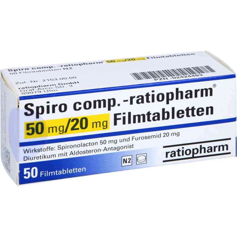 Spiro Injections Spiro comp.-ratiopharm 50mg/20mg 50 stk online kaufen