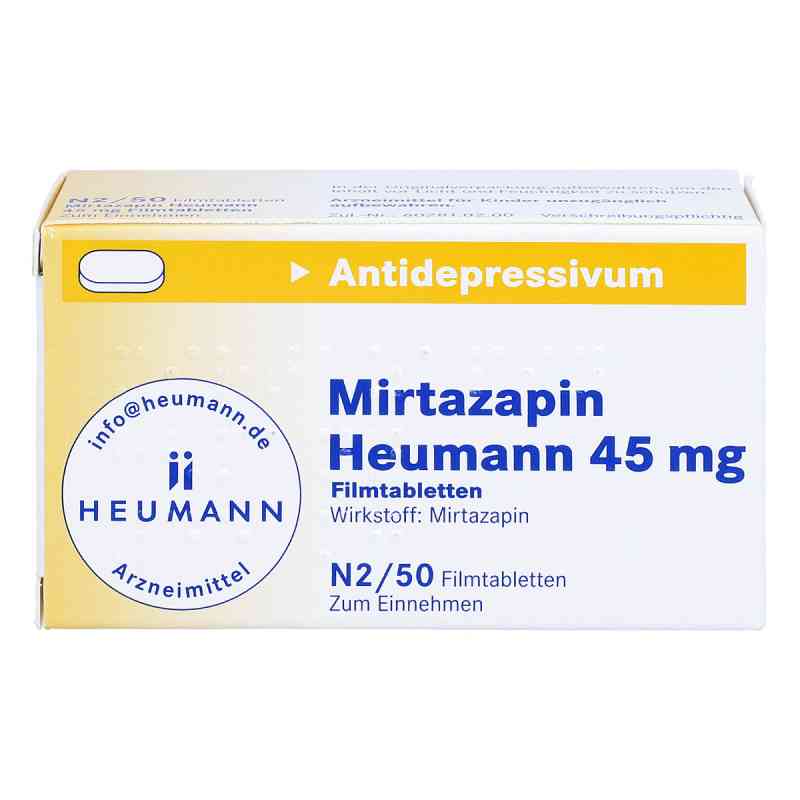 Mirtazapin Heumann 45mg 50 Stk Gunstig Bei Apo Com