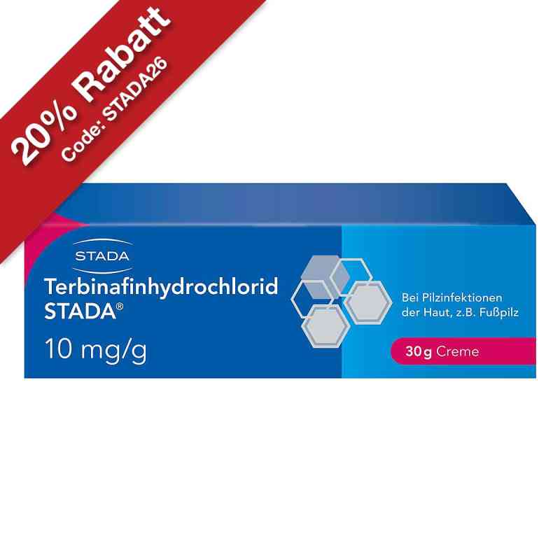 Terbinafinhydrochlorid STADA 10mg/g Creme 30 g von STADA Consumer Health Deutschland GmbH PZN 02904941