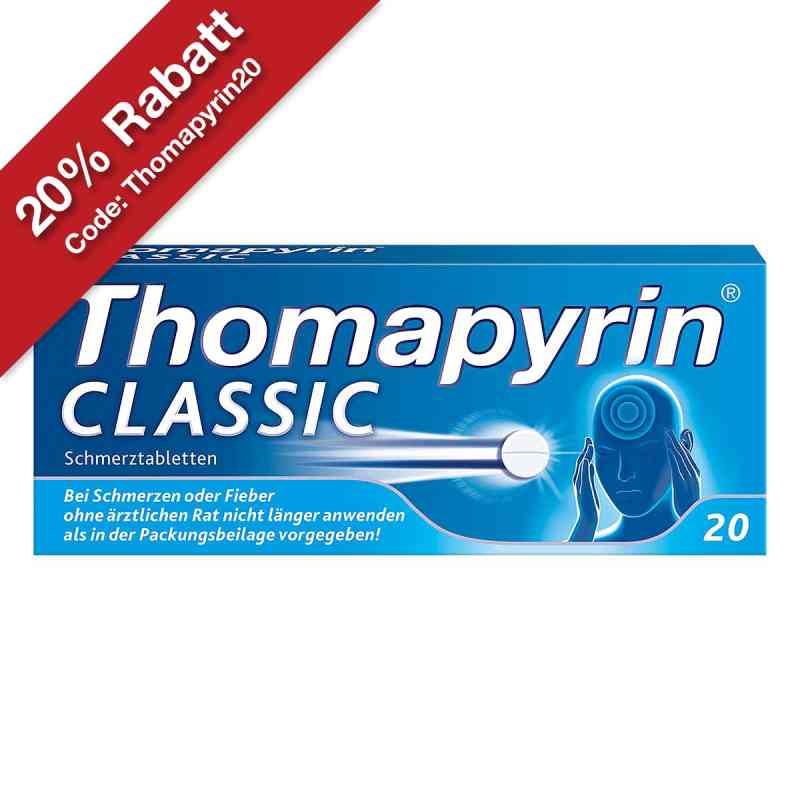 Thomapyrin® CLASSIC Kopfschmerztabletten 20 stk von A. Nattermann & Cie GmbH PZN 03046735