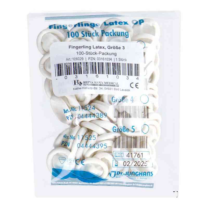 Sanor® Latex-Fingerlinge Größe 3 12 St - Redcare Apotheke