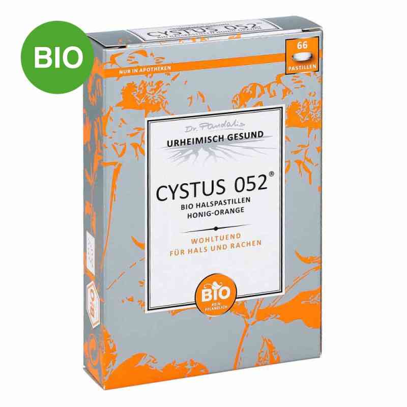 Cystus 052 Bio Halspastillen Honig Orange 66 stk von Dr. Pandalis PZN 03641981