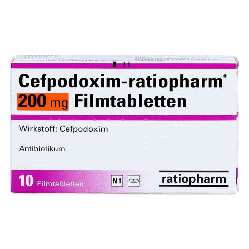 Cefpodoxim Ratiopharm 200mg 10 Stk Gunstig Bei Apo Com