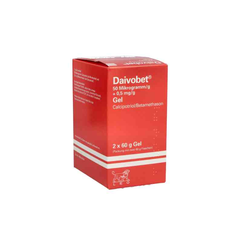 Daivobet 50 Mikrogramm/g + 0,5 mg/g Gel 2X60 g