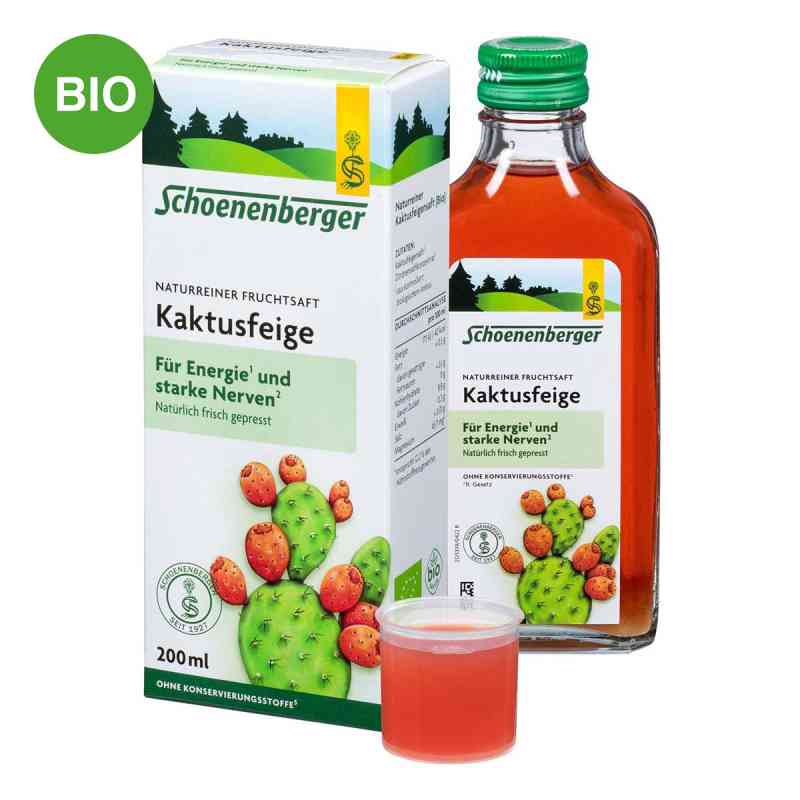 Schoenenberger Naturreiner Fruchtsaft Kaktusfeige 200 ml von SALUS Pharma GmbH PZN 05566189