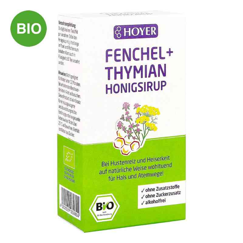 Hoyer Fenchel+thymian Honigsirup 250 g von HOYER GmbH PZN 05567579