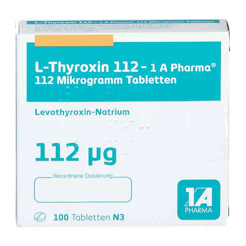 L-thyroxin 112-1a Pharma Tabletten 100 stk günstig bei apo.com