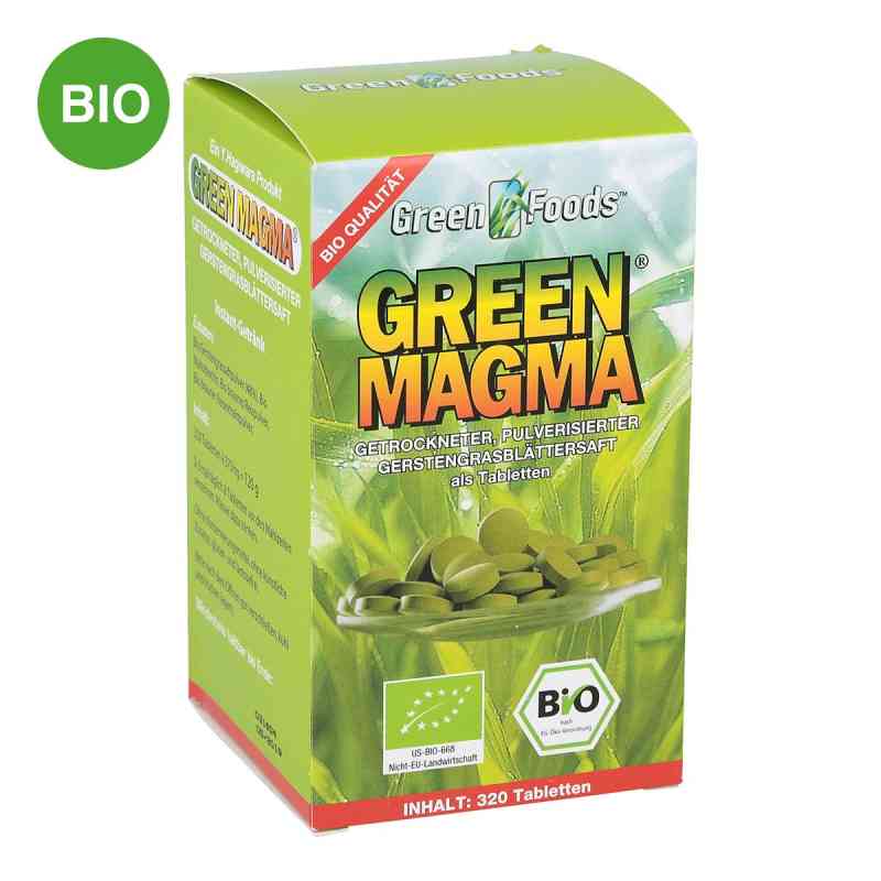 Green Magma Gerstengrasextrakt Tabletten 320 stk von allcura Naturheilmittel GmbH PZN 06641160