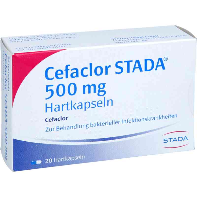 Cefaclor STADA 500mg 20 stk günstig bei