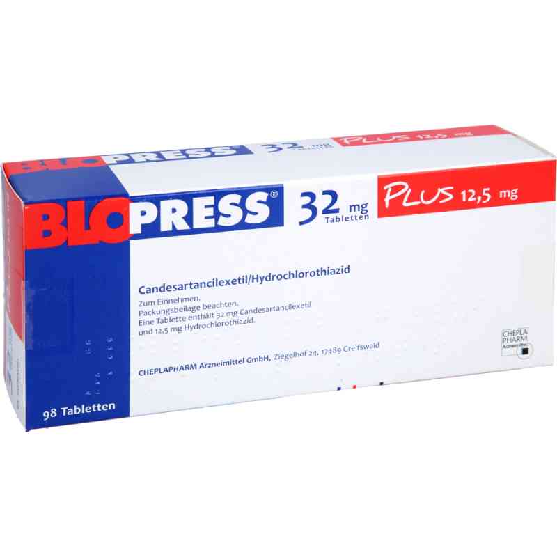 Blopress 32 mg Plus 12,5 mg Tabletten 98 stk online kaufen