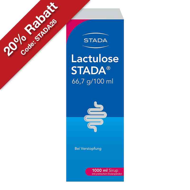 Lactulose STADA 66.7g/100ml Sirup bei Verstopfung 1000 ml von STADA Consumer Health Deutschland GmbH PZN 07393528