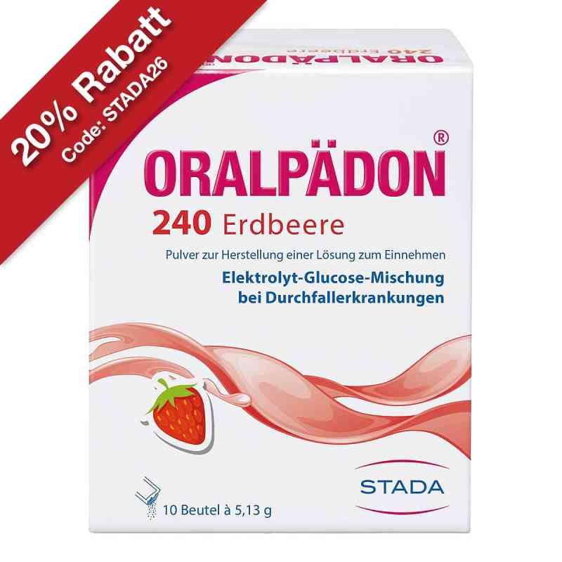Oralpädon 240 Erdbeere Elektrolytepulver 10 stk von STADA Consumer Health Deutschland GmbH PZN 07394048
