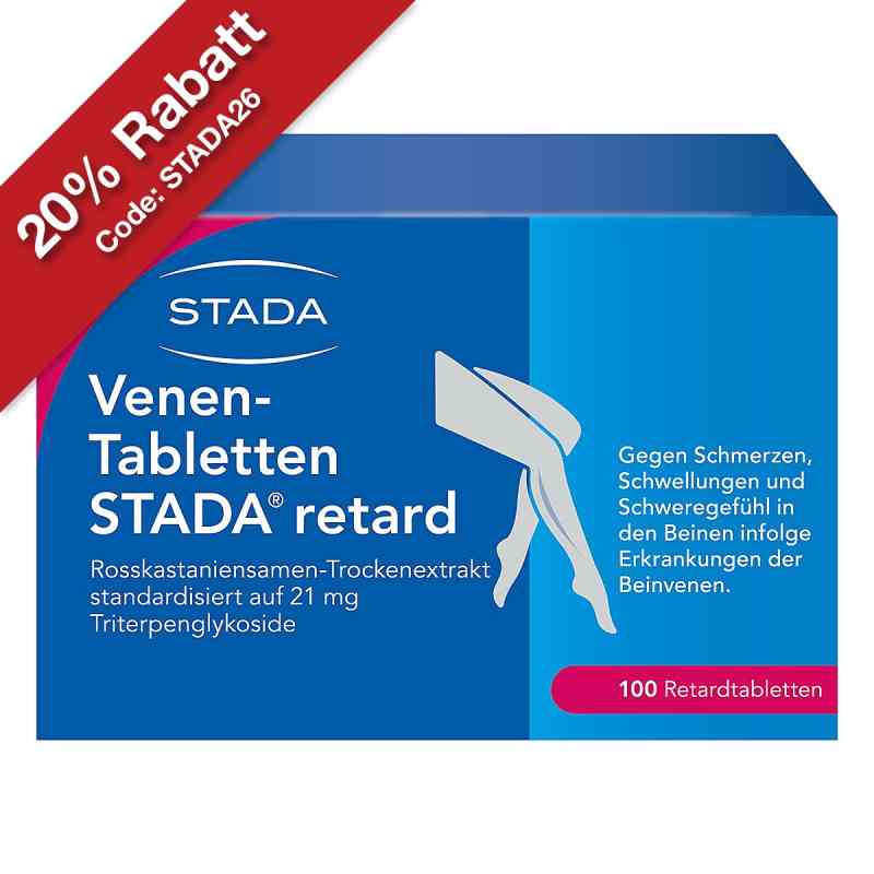 Venen-Tabletten STADA retard 100 stk von STADA Consumer Health Deutschland GmbH PZN 07549522