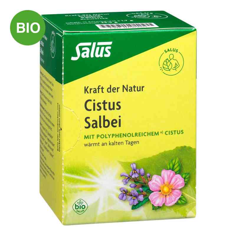 Salus Cistus Salbei Tee – Bio-Kräutertee für genussvolle Momente 15 stk von SALUS Pharma GmbH PZN 07583921