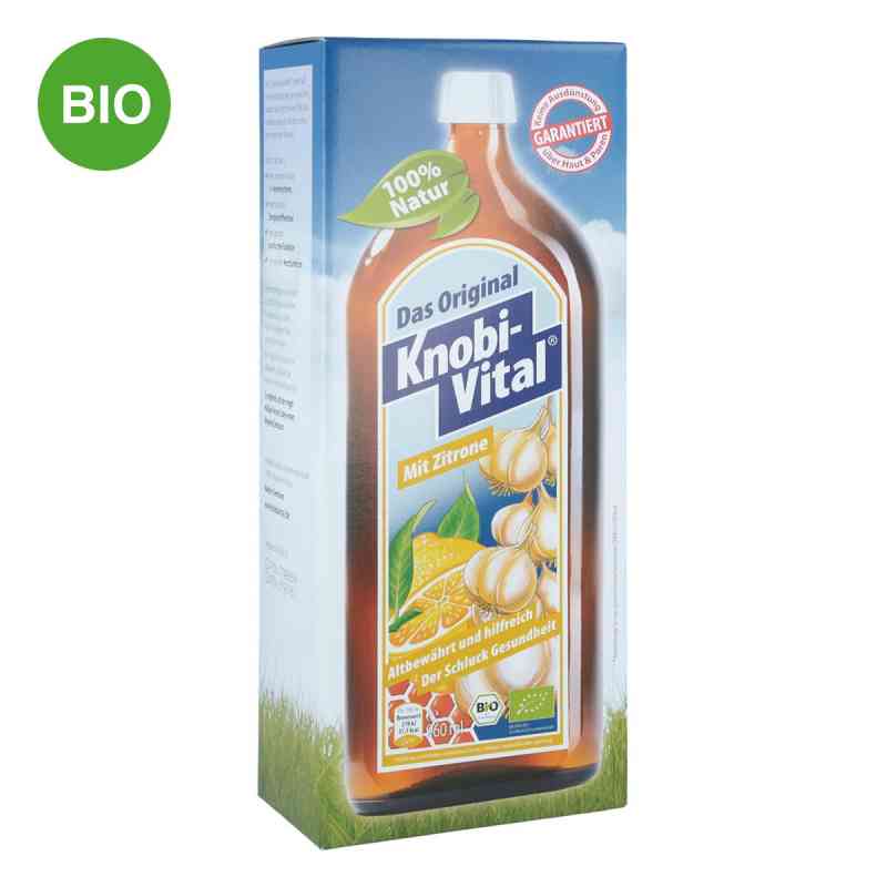 Knobivital mit Zitrone Bio 960 ml von KnobiVital Naturheilmittel GmbH PZN 07748569