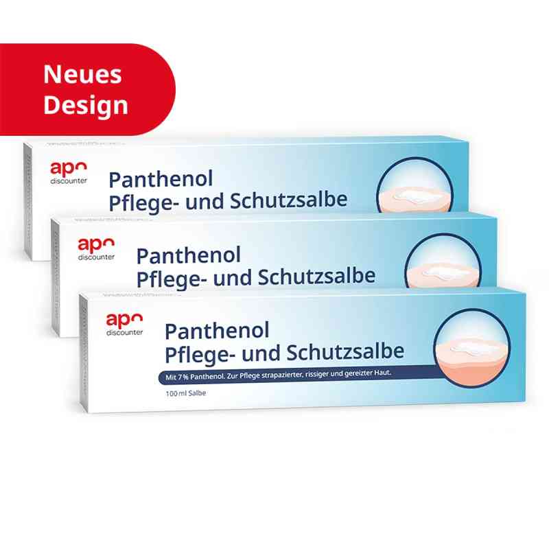 Panthenol Pflege- und Schutzsalbe von apodiscounter 3x100 ml von apo.com Group GmbH PZN 08102170