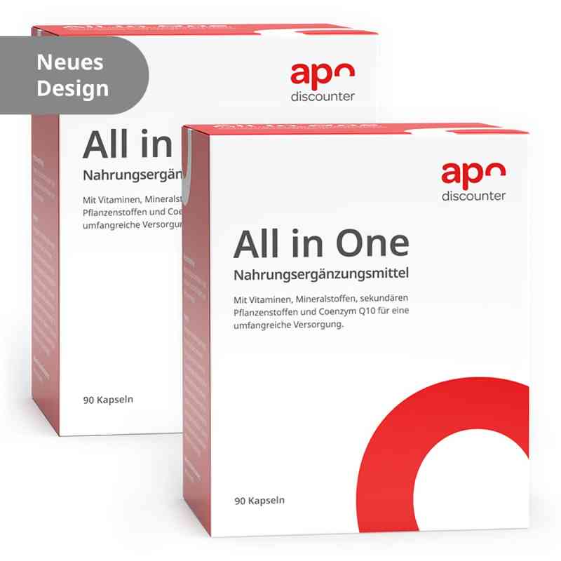 Multivitamin All In One Kapseln von apodiscounter 2x90 stk von apo.com Group GmbH PZN 08102209