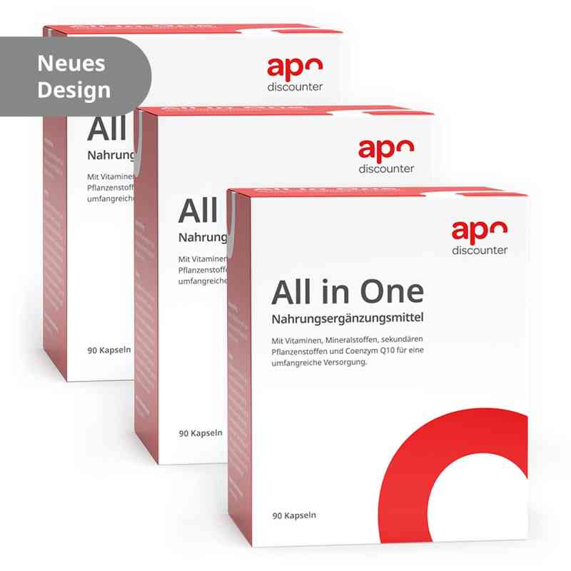 Multivitamin All In One Kapseln von apodiscounter 3x90 stk von apo.com Group GmbH PZN 08102210