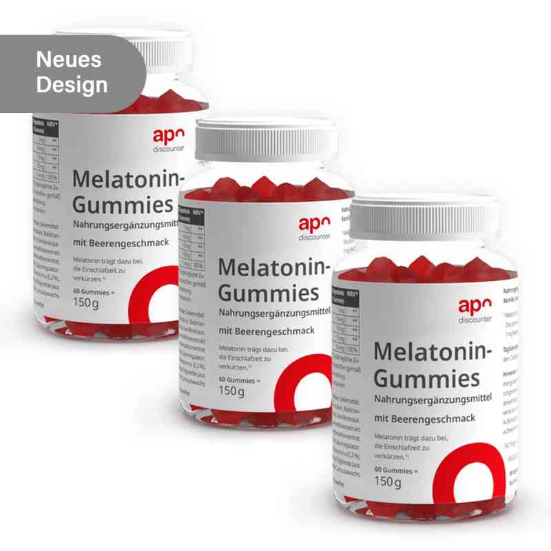 Melatonin Gummies von apodiscounter 3x60 stk von IVC Pragen GmbH PZN 08102757