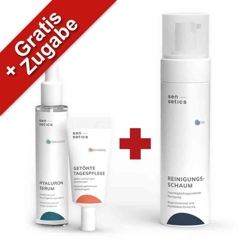 Rosacea Set: Getönte Pflege & Feuchtigkeit + gratis Reinigung 1 Set von  PZN 08106653