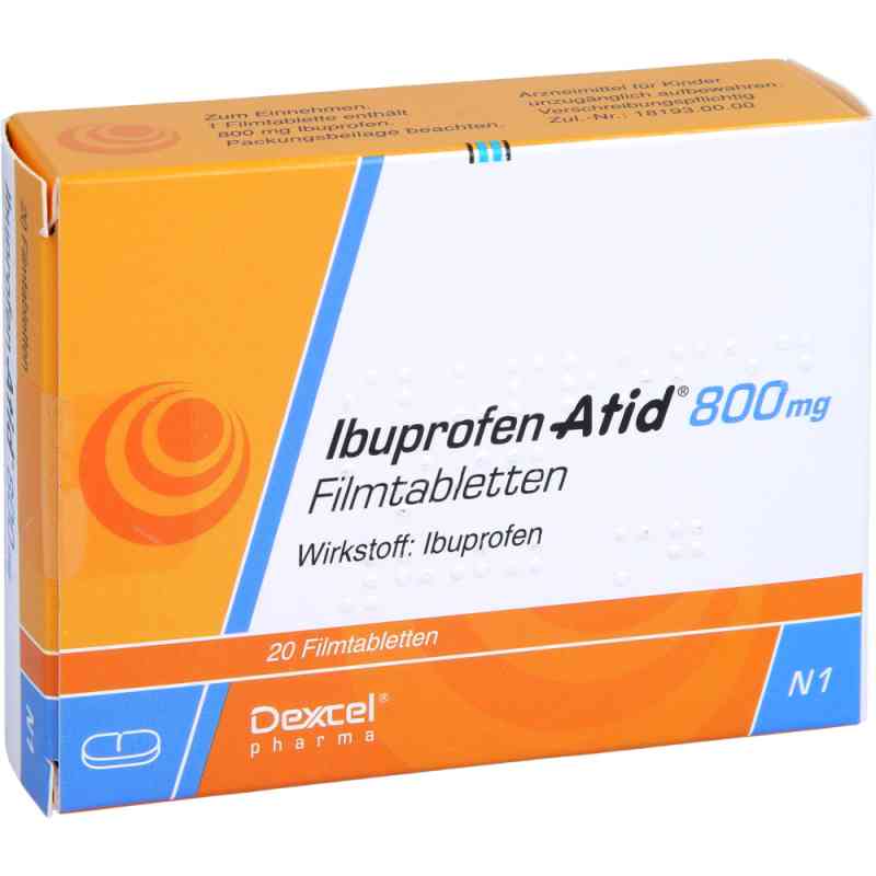Ibuprofen Atid 800mg 20 stk günstig bei