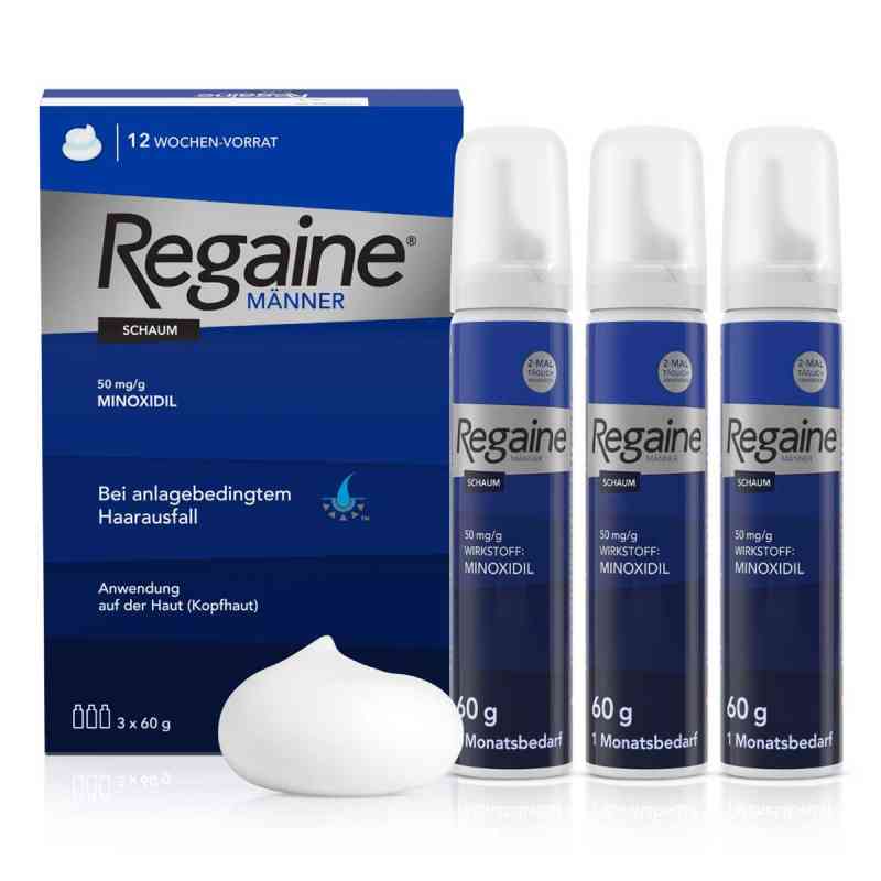 Regaine Männer Schaum 50mg/g 3X60 ml günstig bei