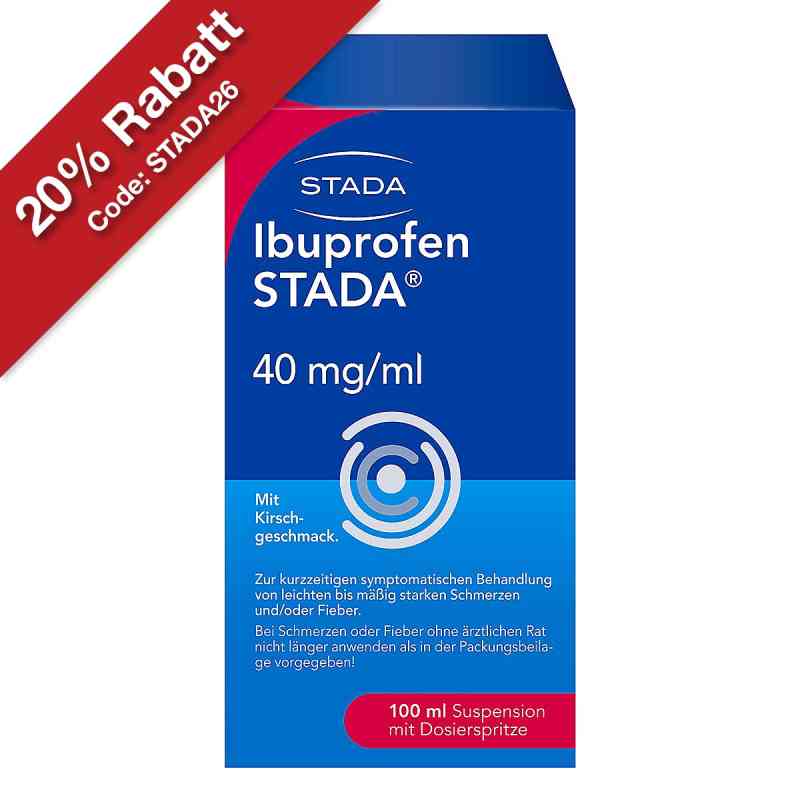 Ibuprofen STADA 40mg/ml Suspension zum Einnehmen 100 ml von STADA Consumer Health Deutschland GmbH PZN 09424322