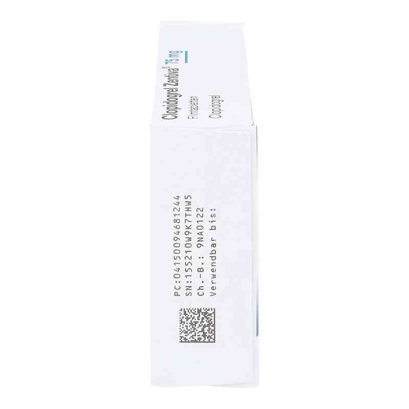 Clopidogrel Zentiva 75 mg Filmtabletten 100 stk