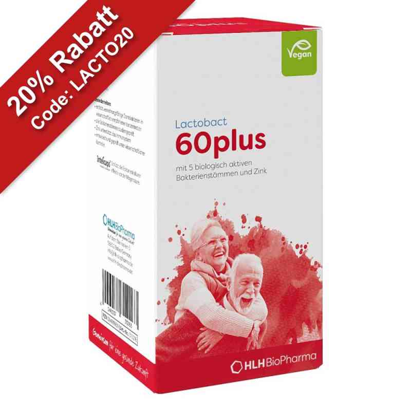Lactobact 60plus magensaftresistente Kapseln 60 stk von HLH BioPharma GmbH PZN 09489959