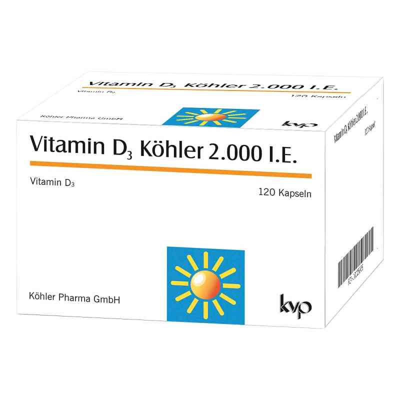 Vitamin D3 Köhler 2000 Ie Kapseln 120 Stk