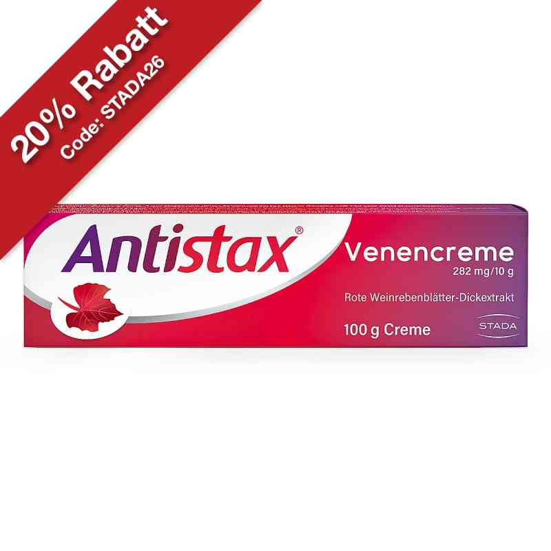 Antistax Venencreme bei schweren & geschwollenen Beinen 100 g von STADA Consumer Health Deutschland GmbH PZN 10347319