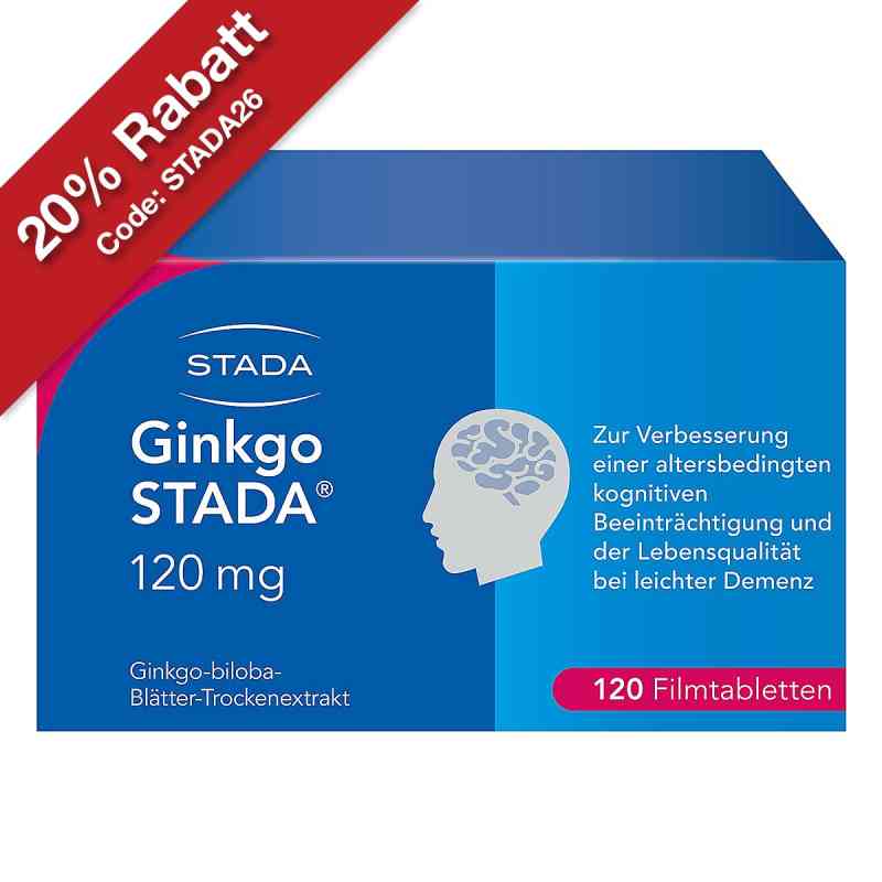 Ginkgo Biloba STADA 120 mg Filmtabletten 120 stk von STADA Consumer Health Deutschland GmbH PZN 11538903