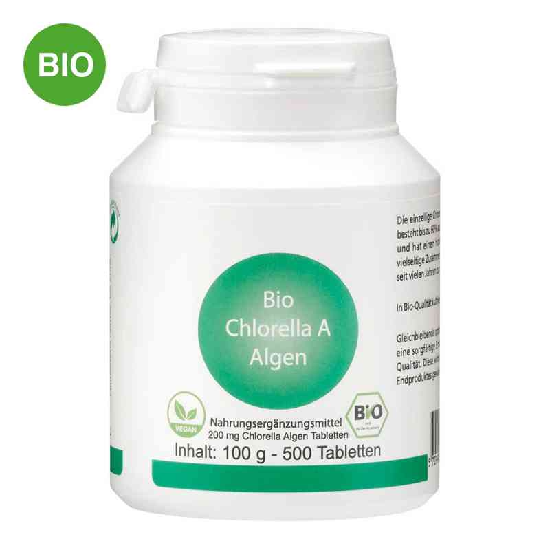 Bio Chlorella A Tabletten 500 stk von S+H Pharmavertrieb GmbH PZN 11657878