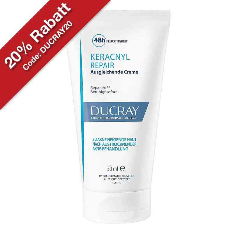 DUCRAY KERACNYL REPAIR Creme-bei austrocknender Aknetherapie 50 ml von PIERRE FABRE DERMO KOSMETIK GmbH PZN 11857755