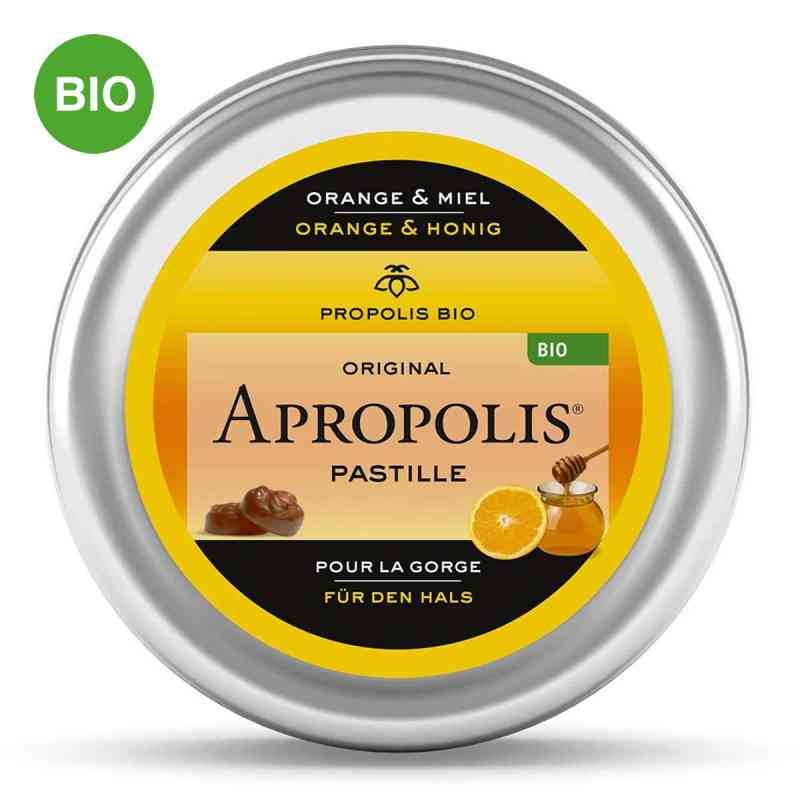 Propolis Apropolis Pastillen Orange Honig 40 g von Hager Pharma GmbH PZN 12362062