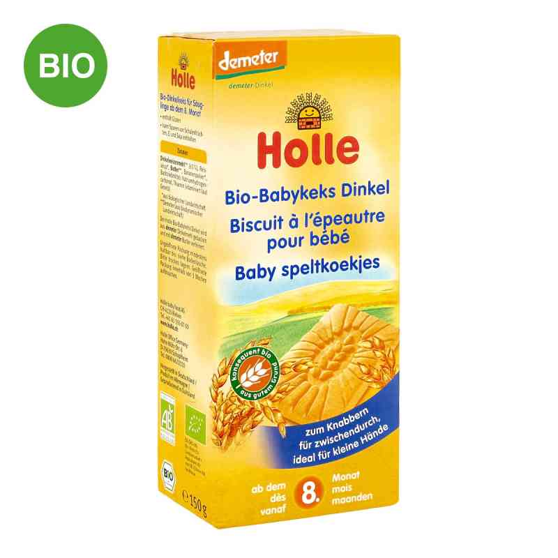 Holle Bio Babykeks Dinkel 150 g von Holle baby food AG PZN 12433359